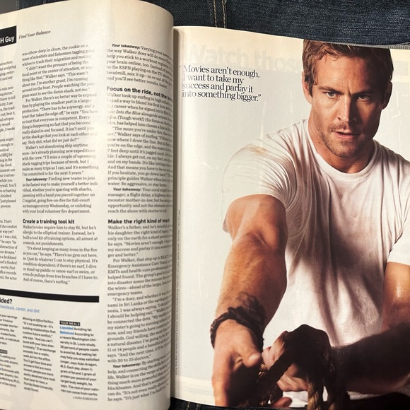 Men’s health Magazine Guide to Style 2010 Paul Walker - Picture 5 of 5